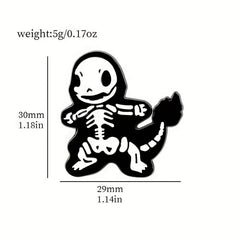 3pcs Skeleton Baby Iron On Patches Sew On Embroidered Applique Repair