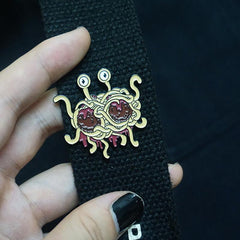 Creative Flying Spaghetti Monster Brooch