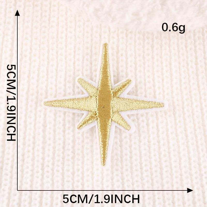 10pcs Cross Edge Patches Girls Clothing Coat DIY Ironing Cloth