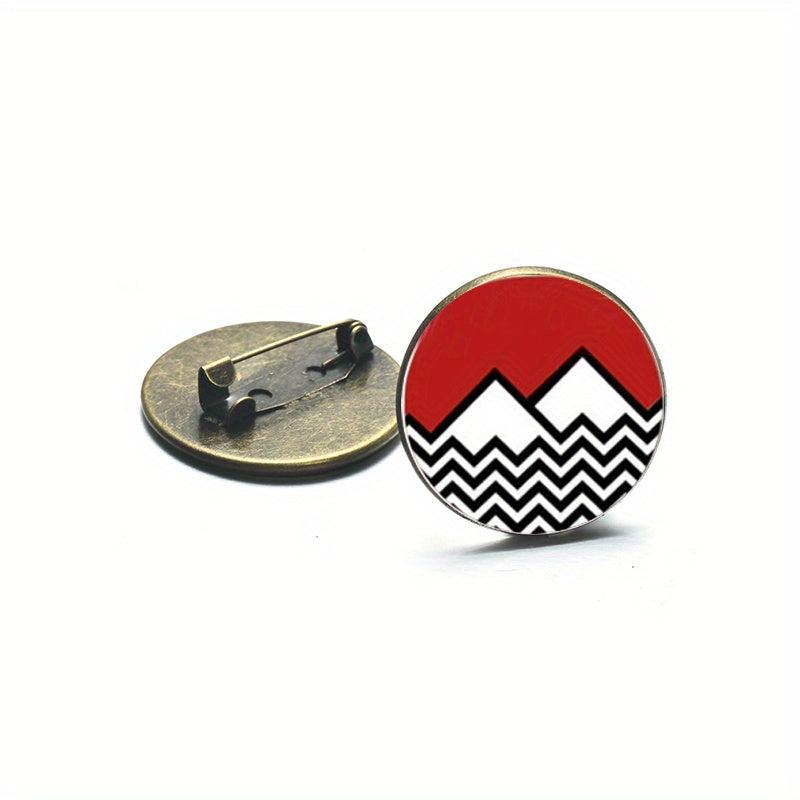 Twin Peaks Brooch Pins Dress Suit Hats Scarves Pants Jewelry