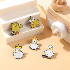Adorable Little Yellow Duck Brooch
