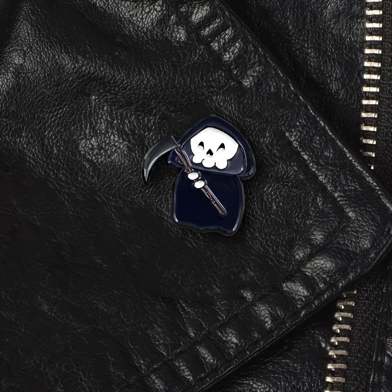 Ghost & Funny Chest Pin Brooch