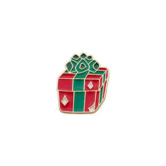 Christmas Snowflake Bell Candy Stick Brooch