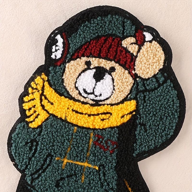 Creative Bear Embroidery DIY Patch for Clothes Backpack Hat