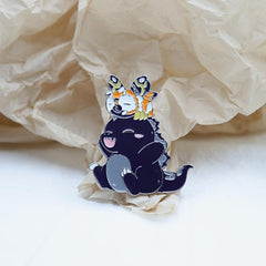 Little Monster Moth Friendship Pin Collar Pin