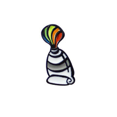 Palette Pigment Brush Paint Pen Painter Brooch Gift