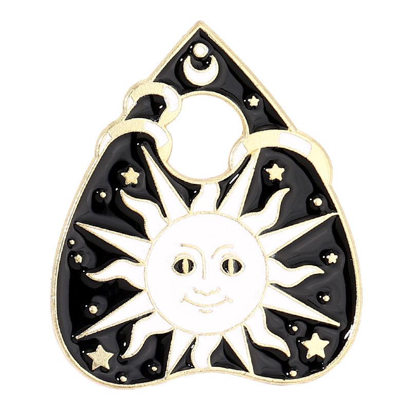 Skull Wizard Cat Brooch For Men Pins
