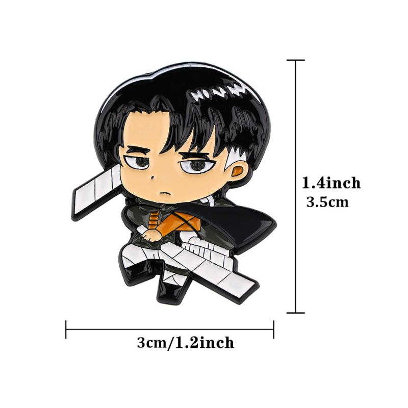 Anime Characters Funny Cartoon Boy Enamel Pins Collection Brooches For Men