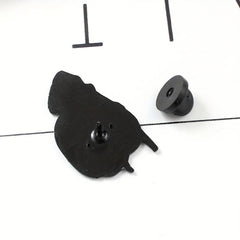 Skin Beauty Mask Jewelry Brooch Geometric Alloy Pin
