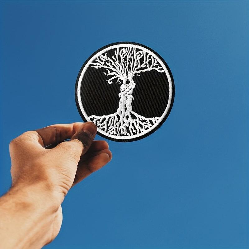 2pcs Tree Of Life Celtic Love Iron On Patches Sew On Embroidered Applique
