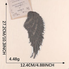 4pcs Wings Embroidery DIY Patch Decorative Accessories for Clothes Backpack Hat