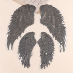 4pcs Wings Embroidery DIY Patch Decorative Accessories for Clothes Backpack Hat