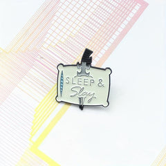 Pierce Pillow Brooch Lapel Pin for Men