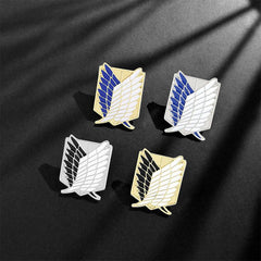Wing Alloy Brooch Jackets Hats Scarves Pins