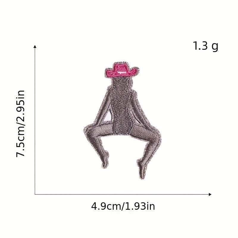12pcs Cowgirl Iron On Patches Sew On Embroidered Applique Repair Patch