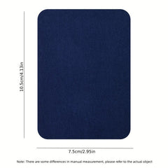 19pcs Iron On Patches Multicolor Denim Patches for Jackets Hats Bags Shoes
