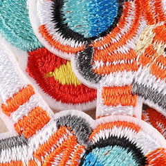 7pcs Astronaut Flying Saucer Embroidery DIY Patch Decorative Accessories