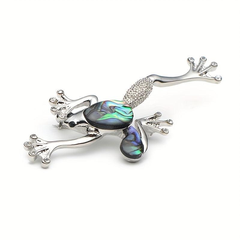 Funny Frog Brooches Metal Animal Brooch Pins For Suits Dress