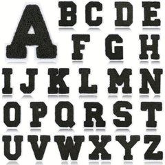 26pcs Letter Embroidery Iron On Patches For Girls