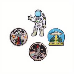 11pcs Universe Iron On Patches Sew On Embroidered Applique Repair Patch