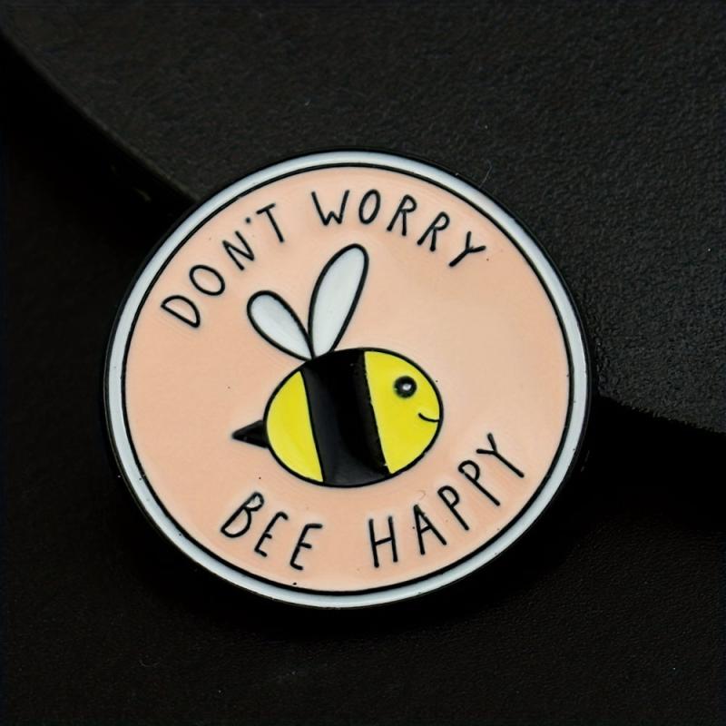 Fashionable Little Bee Happy Alloy Brooch Men