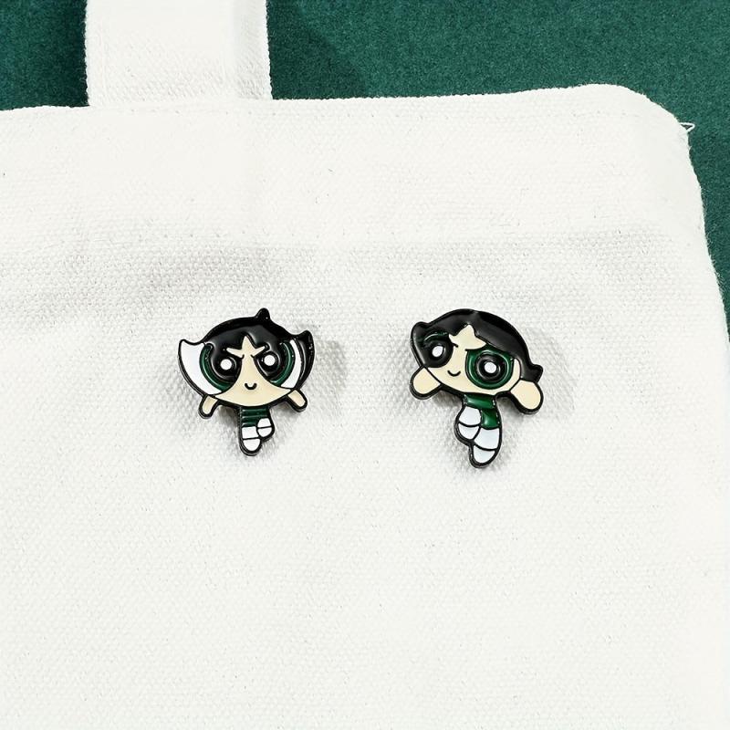 Big Eyed Little Girl Brooch For Men