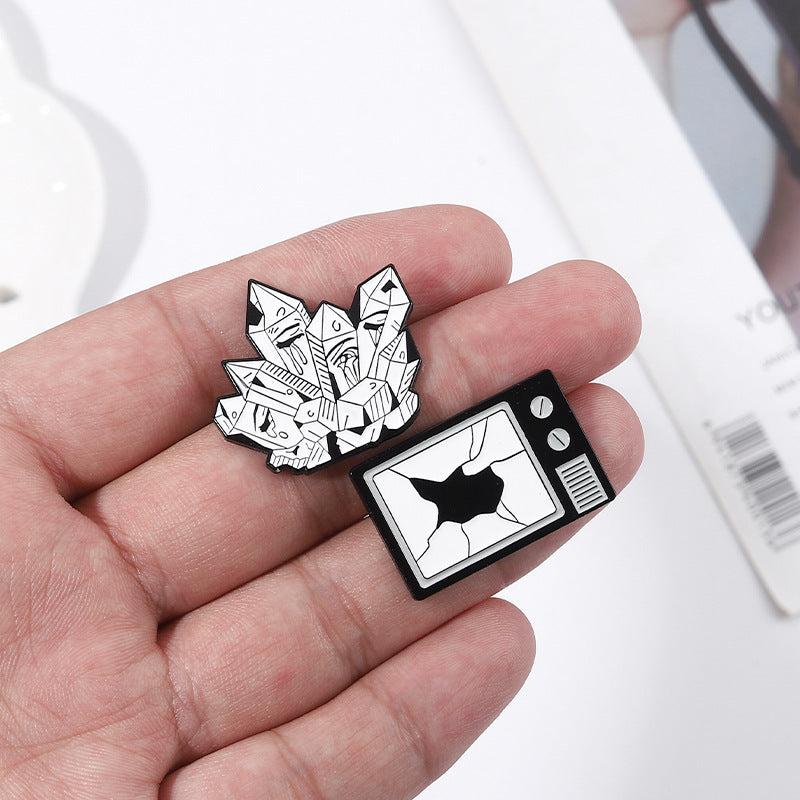 Movie Peripherals Pins Creative Shape Brooch Men
