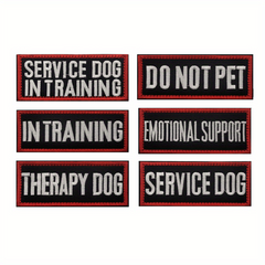 Service Dog Patch for Pet Harness- Training Seal Cloth Patch