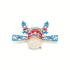 Retro Dripping Oil Shaped Hat Brooch Pin for Boys and Girls