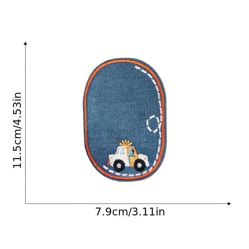 13pcs Iron On Patches Sew On Embroidered Applique Repair Patch DIY Crafts
