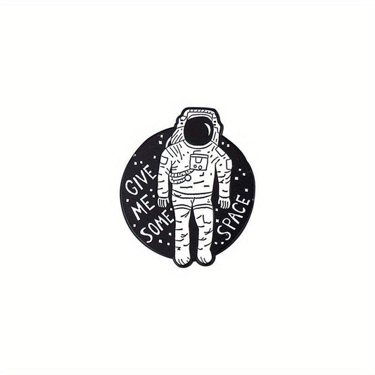 Outer Space Landscape Enamel Pins & Painting Bag Brooch Lapel Badge