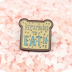 Bear Shaped Bread Chip Jewelry Brooch