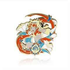 Metal Enamel Badge Cosplay Props Brooch Pin Party Costume Decoration Jewelry