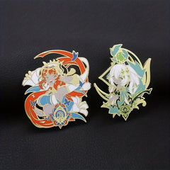Metal Enamel Badge Cosplay Props Brooch Pin Party Costume Decoration Jewelry