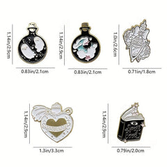 Spice Book Men's Novel Lacquer Enamel Brooch