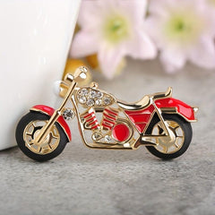 Men's Motorcycle Brooch for Fashionable Style