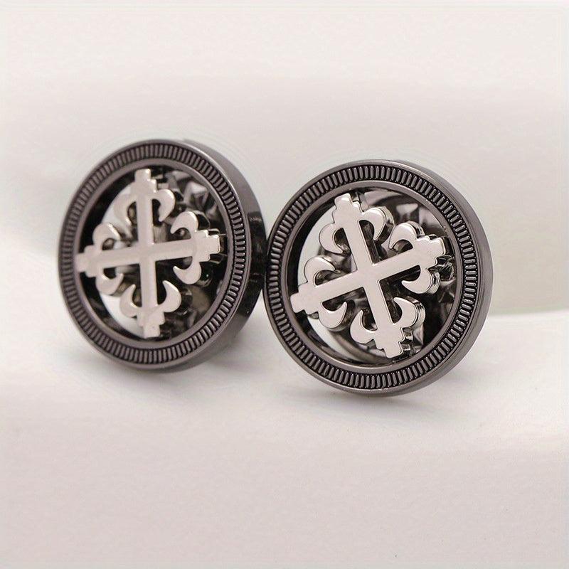 Men's Metal Suit Brooch Shirt Dress Brooch