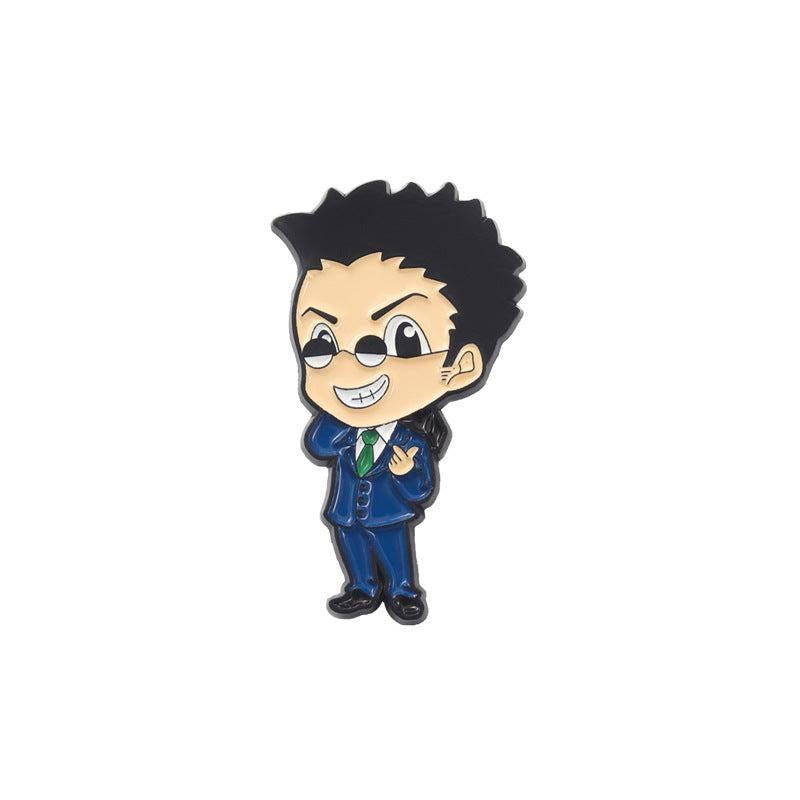 Anime Character Enamel Lapel Pin for Jackets Hats Scarves