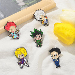Anime Character Enamel Lapel Pin for Jackets Hats Scarves