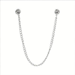 Rhinestone Chain Tassel Brooch Pin Clothing Jewelry