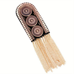 Vintage Clothing Accessories Metal Tassel Shoulder Seal Jewelry