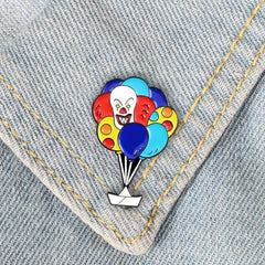 Ghost Balloon Brooch Pin for Backpacks