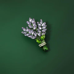 Lavender Brooch For Men Temperament Sense Niche Sweater Corsage Pin