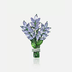 Lavender Brooch For Men Temperament Sense Niche Sweater Corsage Pin