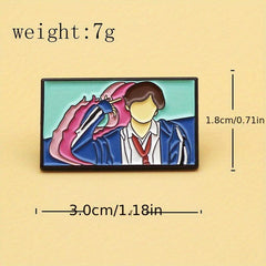 LGBT Enamel Brooch Pins for Men