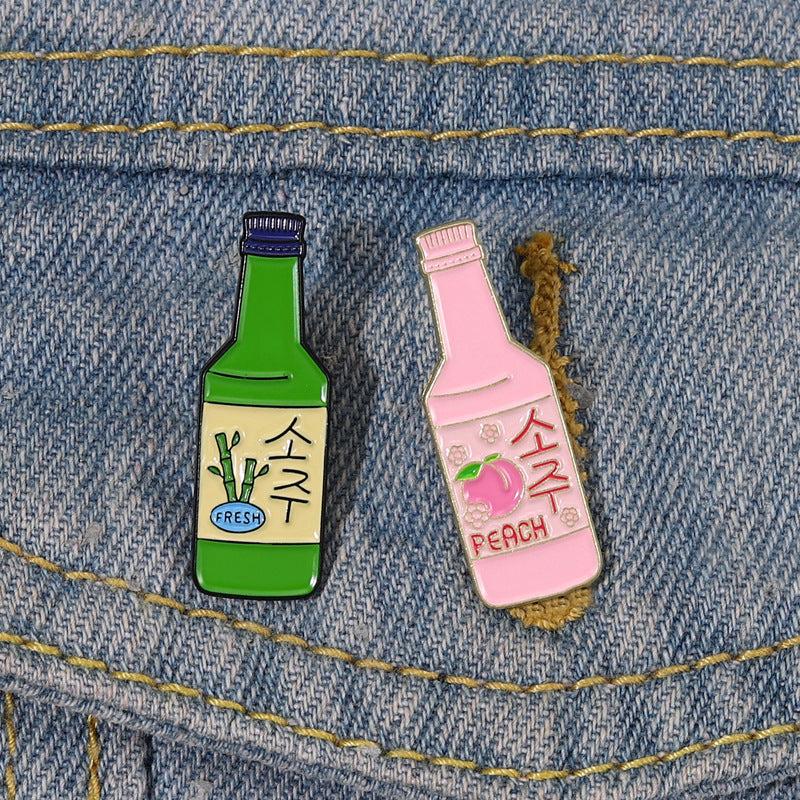 Wine Bottle Brooch Backpacks Jackets Hats Scarves Pants Accessories Jewelry
