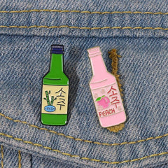 Wine Bottle Brooch Backpacks Jackets Hats Scarves Pants Accessories Jewelry