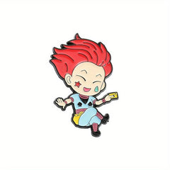 Cartoon Enamel Brooch Men Hat Scarf Pin Accessories