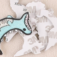5pcs Cartoon Dinosaur Embroidery Patches Fabric DIY Clothes Accessories