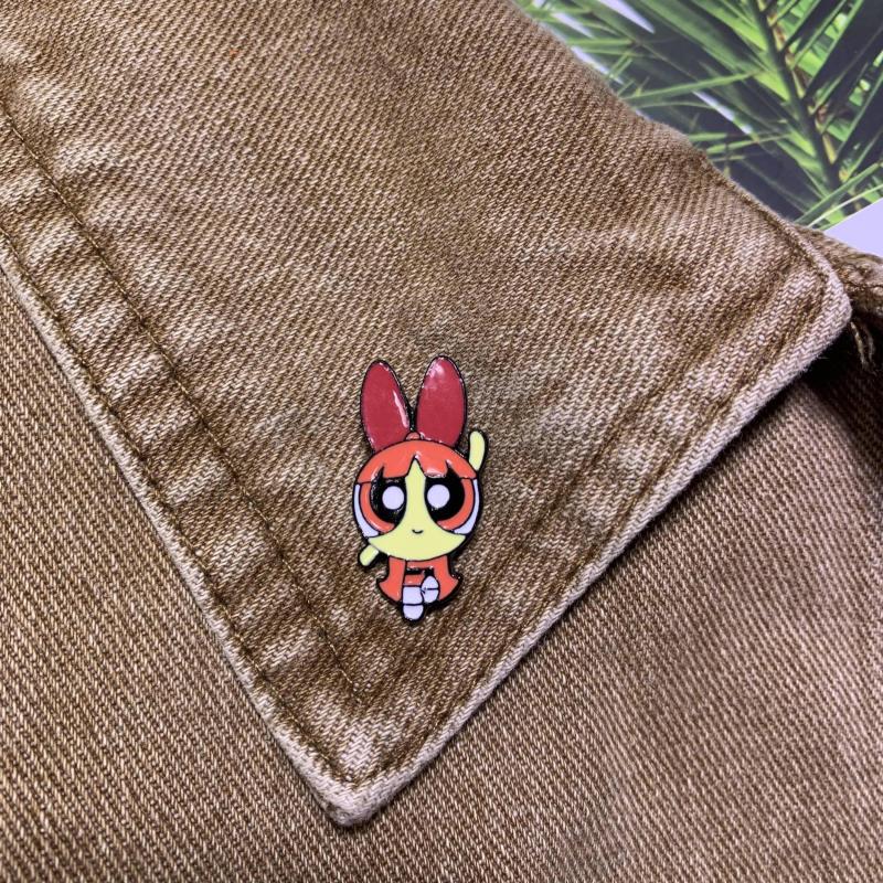Japanese Cartoon Small Animal Brooch Summer Clothes Accessories Pin